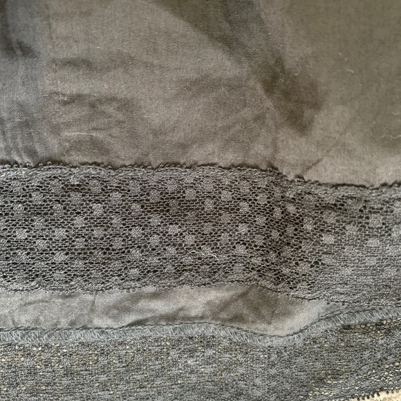 LOVE Sam Black Halter 100% Cotton Lace Boho Maxi Dress Women's Size Medium - Picture 10 of 14